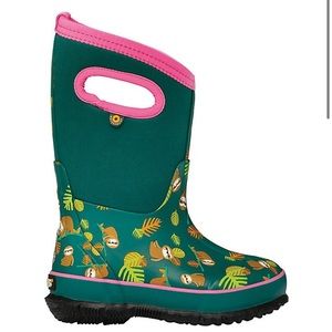 Bogs Kids' Classic Sloths Emerld Multi